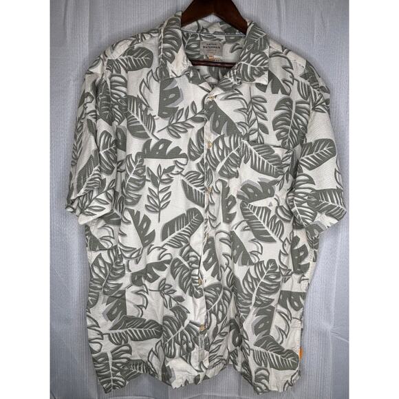 Quiksilver Waterman Collection Mens XXL Tropical Hawaiian Print Short Sleeve - Picture 1 of 7